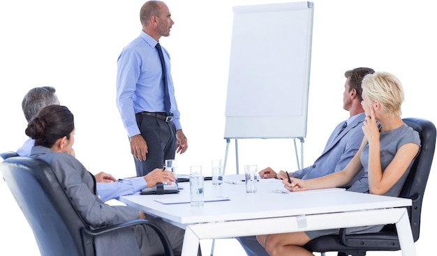 Moderator prowadzący sesję zespołową